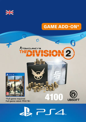 Tom Clancys The Division 2 4100 Premium Credits Pack