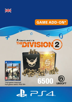 Tom Clancys The Division 2 6500 Premium Credits Pack