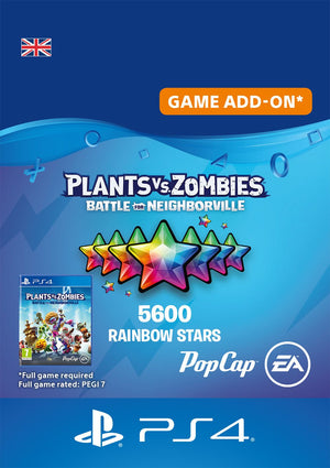 PvZ: BFN  5000 (+600 Bonus) Rainbow Stars