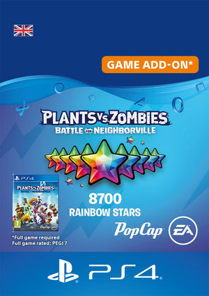 PvZ: BFN  7500 (+1200 Bonus) Rainbow Stars