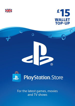 PSN £15.00 Wallet Top Up