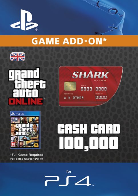 GTA - Red Shark Cash PS4
