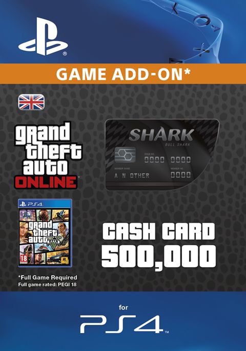 GTA - Bull Shark Cash Card PS4