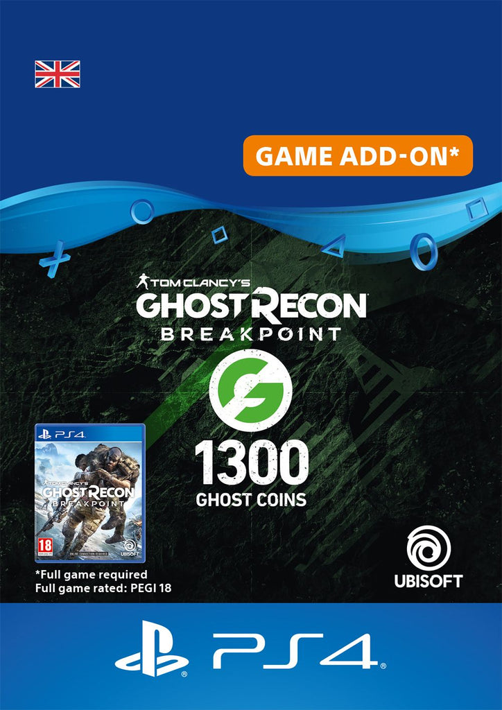 Ghost Recon Breakpoint 1200 Ghost Coins + 100 Coins