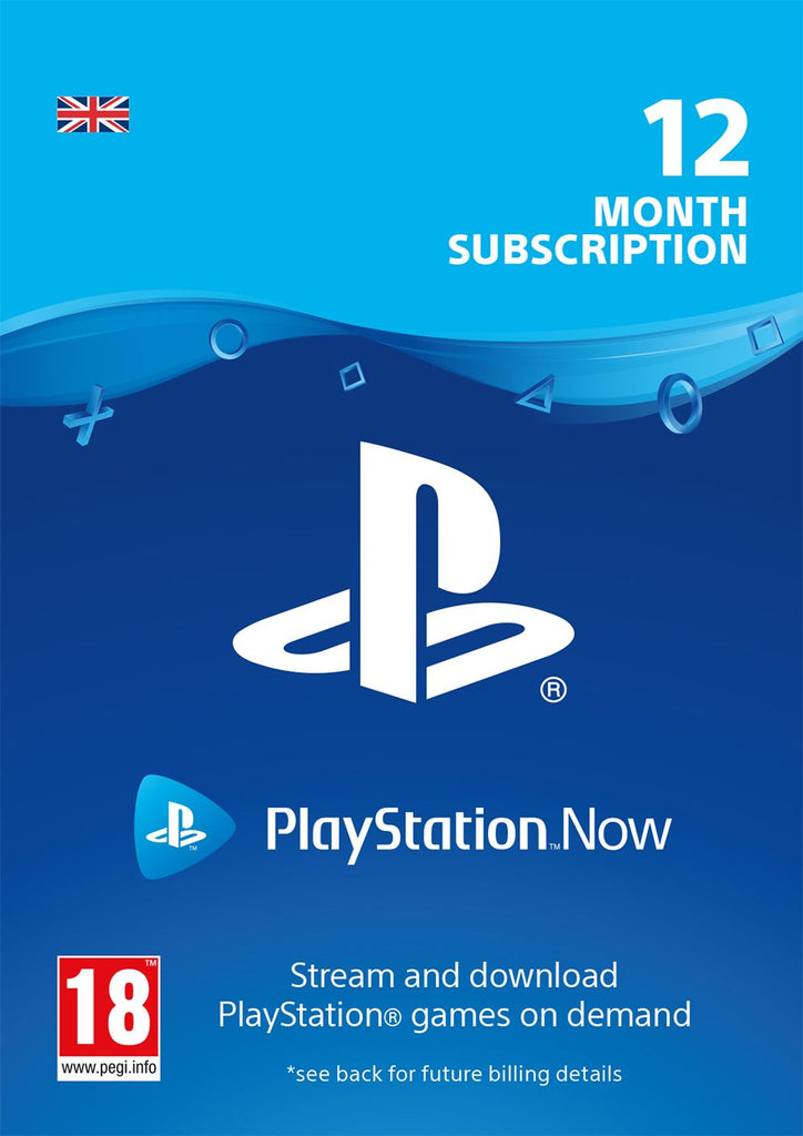 PlayStation Now 12 Month Subscription
