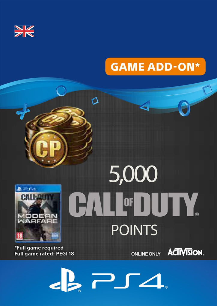 5,000 Call of Duty Modern Warfare Points