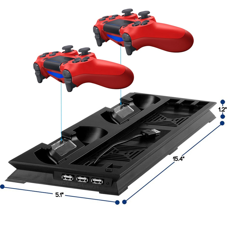 PS4 Controller Charger PS4 USB Charging Dock Charging Station For Sony Playstation 4 / PS4 Pro Controller